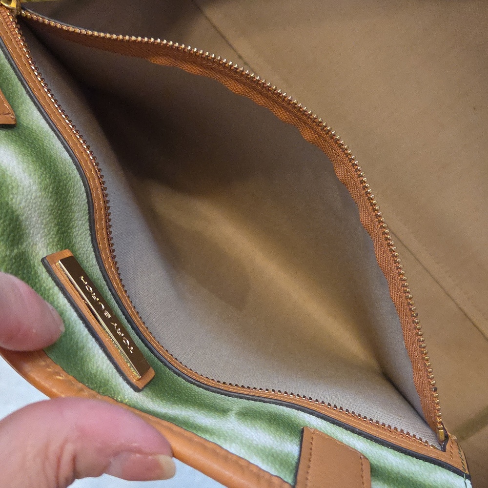 Tory Burch Floral Canvas Tote/Market Bag - Picture 10 of 17